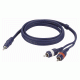 DAP Audio 3,5 jack - 2 x RCA kábel 3 m