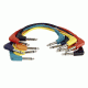 DAP Audio 6,3 jack-jack kábel 90 fok 0,6 m 6 db Stereo