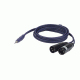 DAP 3,5 jack- 2 x XLR papa 1,5 m