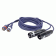 DAP Audio 2 x RCA-2 x XLR 3 m
