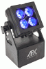 AFX 4x15W RGBL LED accu WDMX IP65