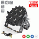 FLASH PRO LED PAR 64 SLIM 7x10W RGBW MK2 15/25 fok